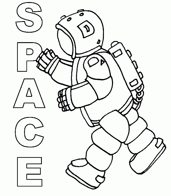 Outer Space Coloring Pages Coloring Home