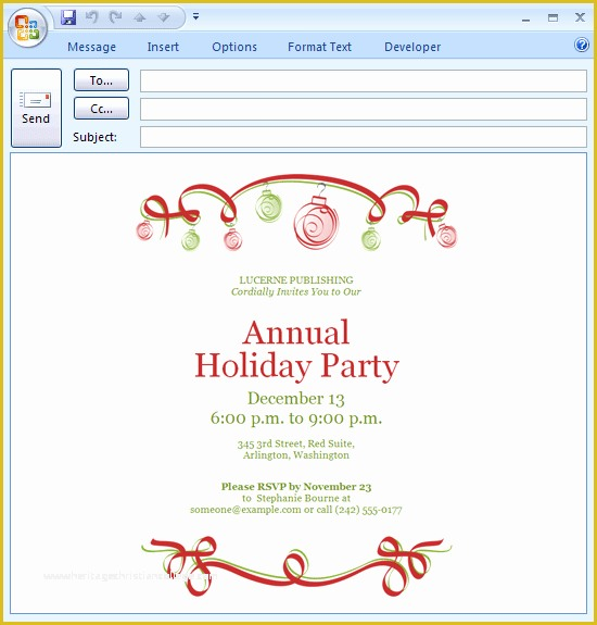 email invitation templates free