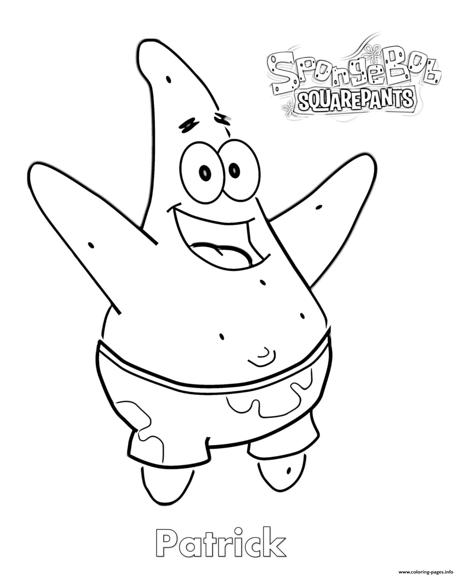 Spongebob Coloring Pages To Print