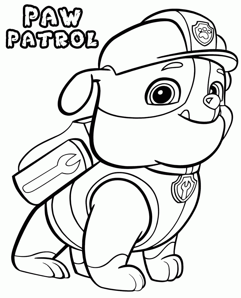 Paw Patrol Coloring Pages Printable Coloring Pages FREE