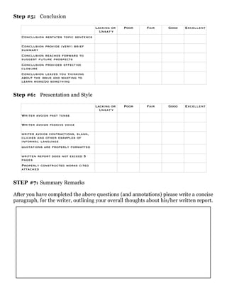Peer Editing Worksheet PDF Worksheets Library