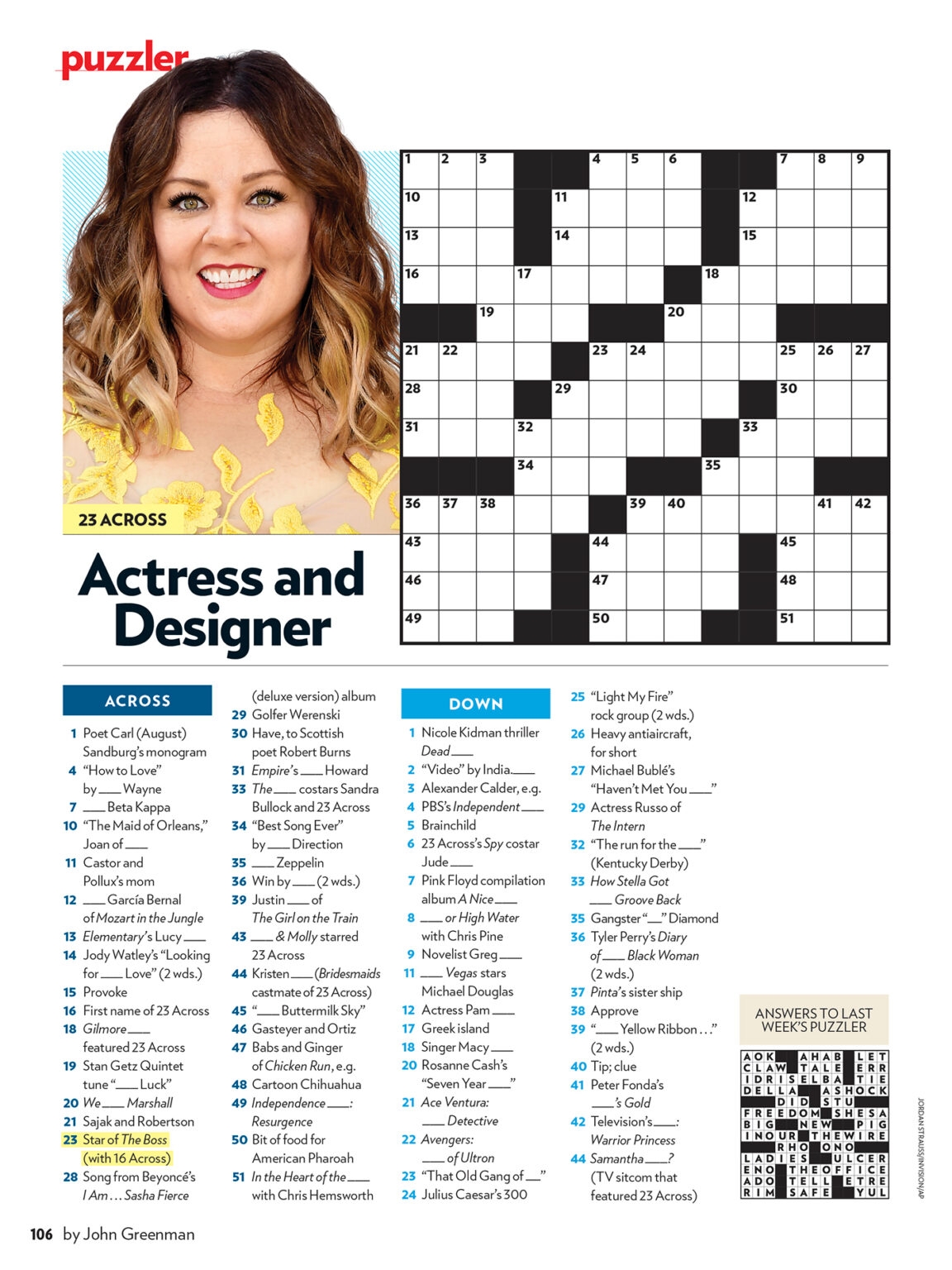 People Magazine Crossword Printable Printable JD