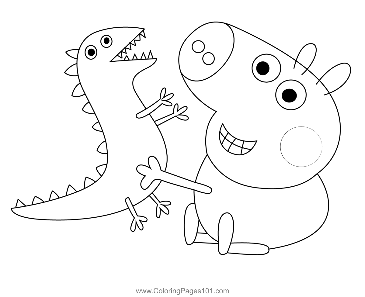 printable coloring pages peppa pig