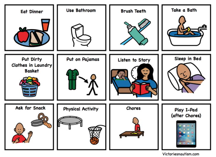 picture cards for autism- printable