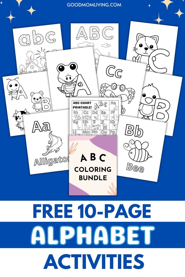 abc coloring worksheets