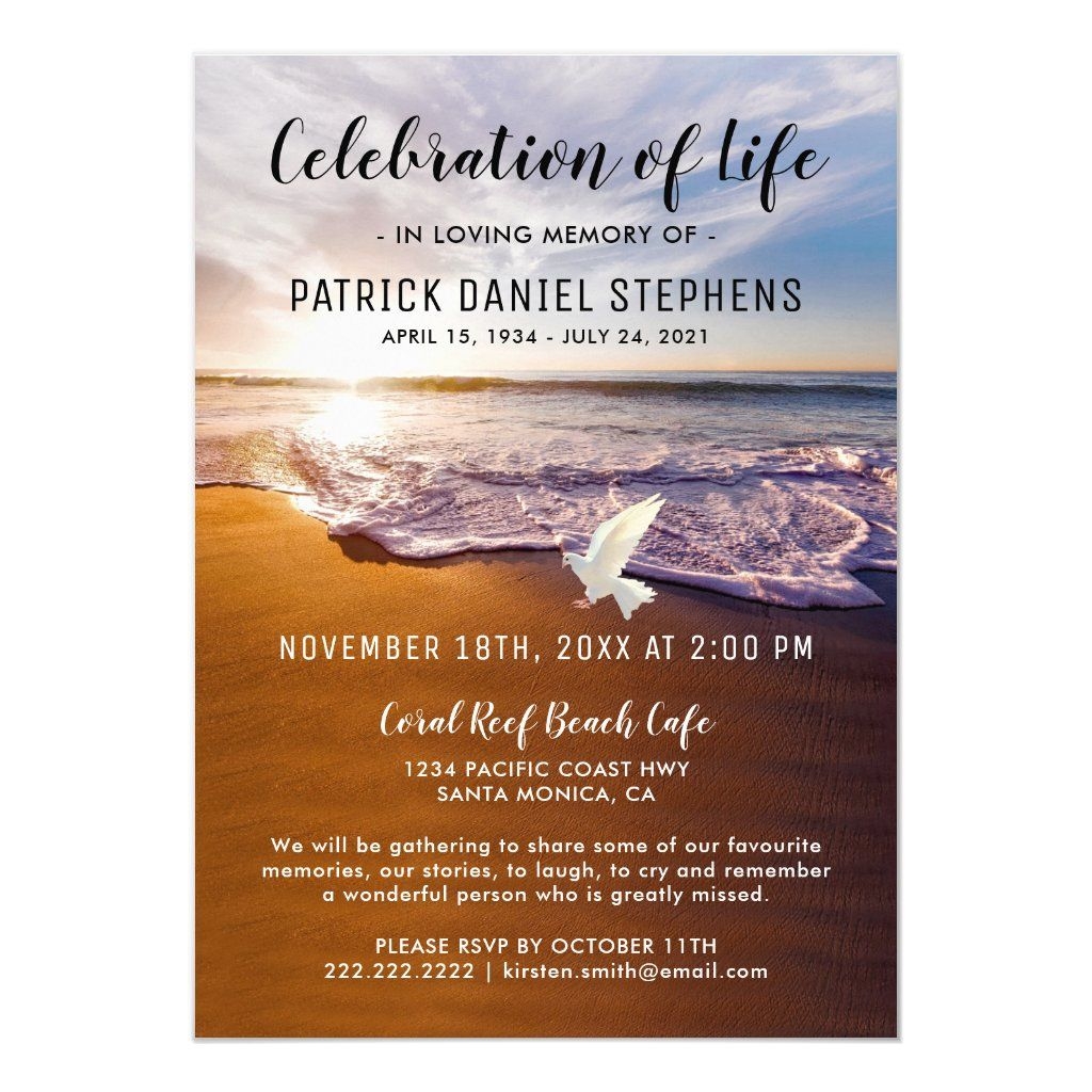 funeral invitations templates free