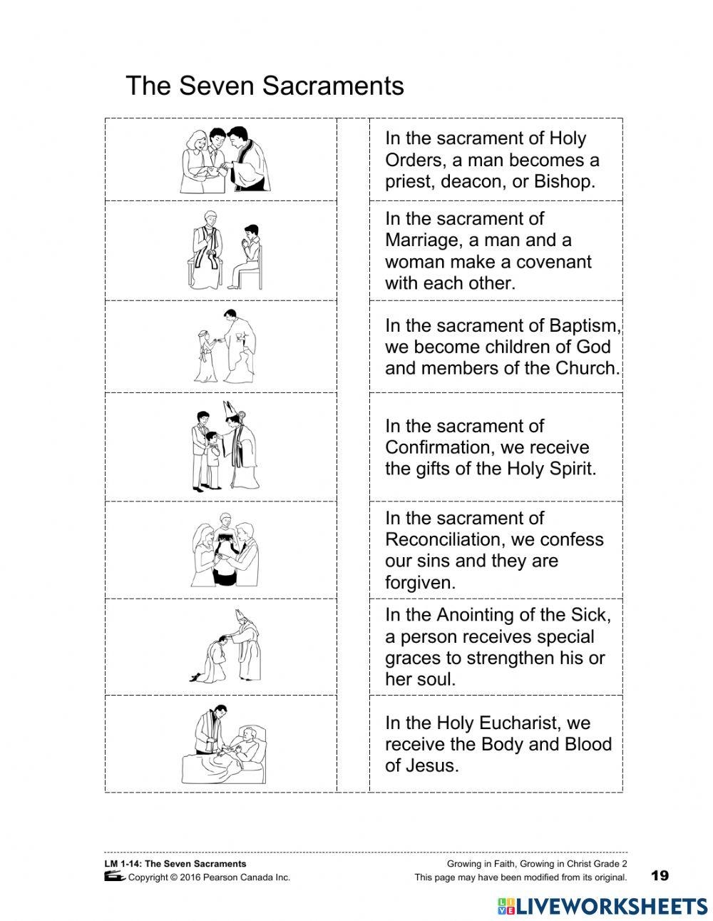 Pin On Sacraments Worksheets Library
