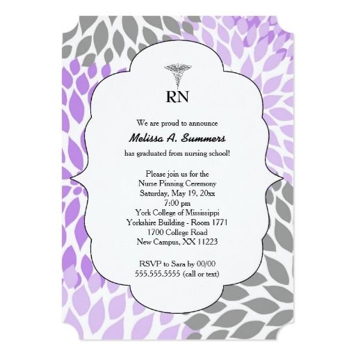 Pinning Ceremony Invitations Template