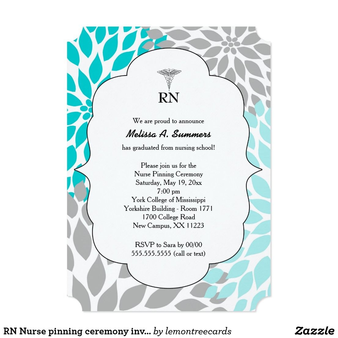 Pinning Ceremony Invitations Template