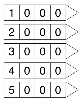 place value arrow cards printable
