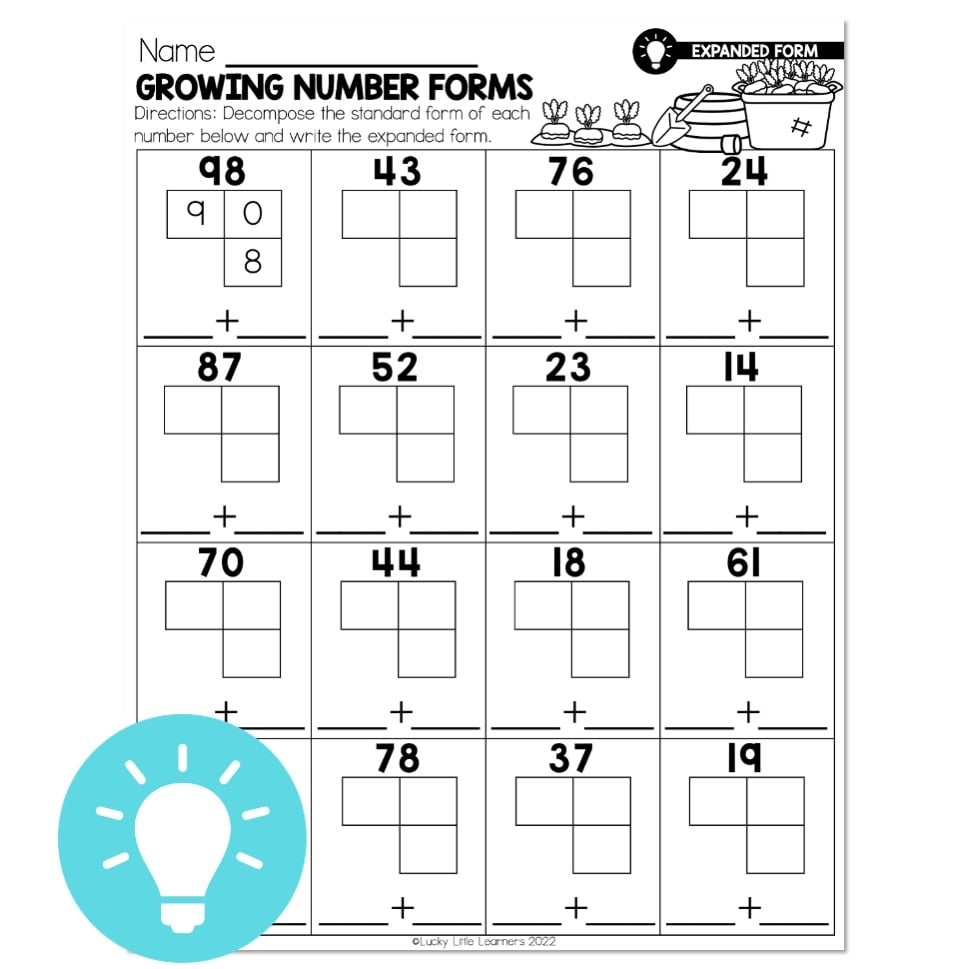 3rd grade student worksheets