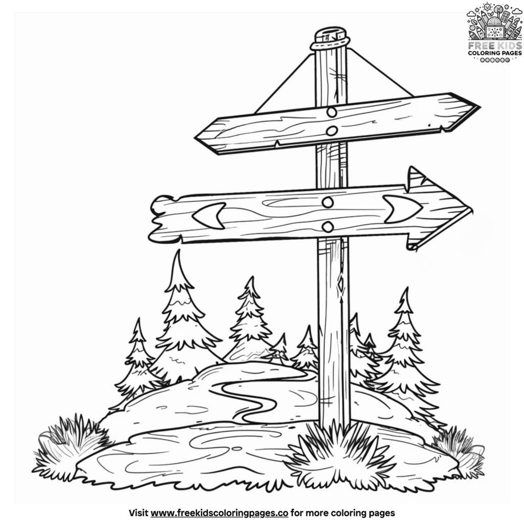 Playground Camping Coloring Pages