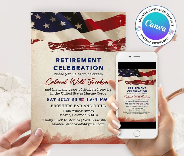 police retirement invitation template free