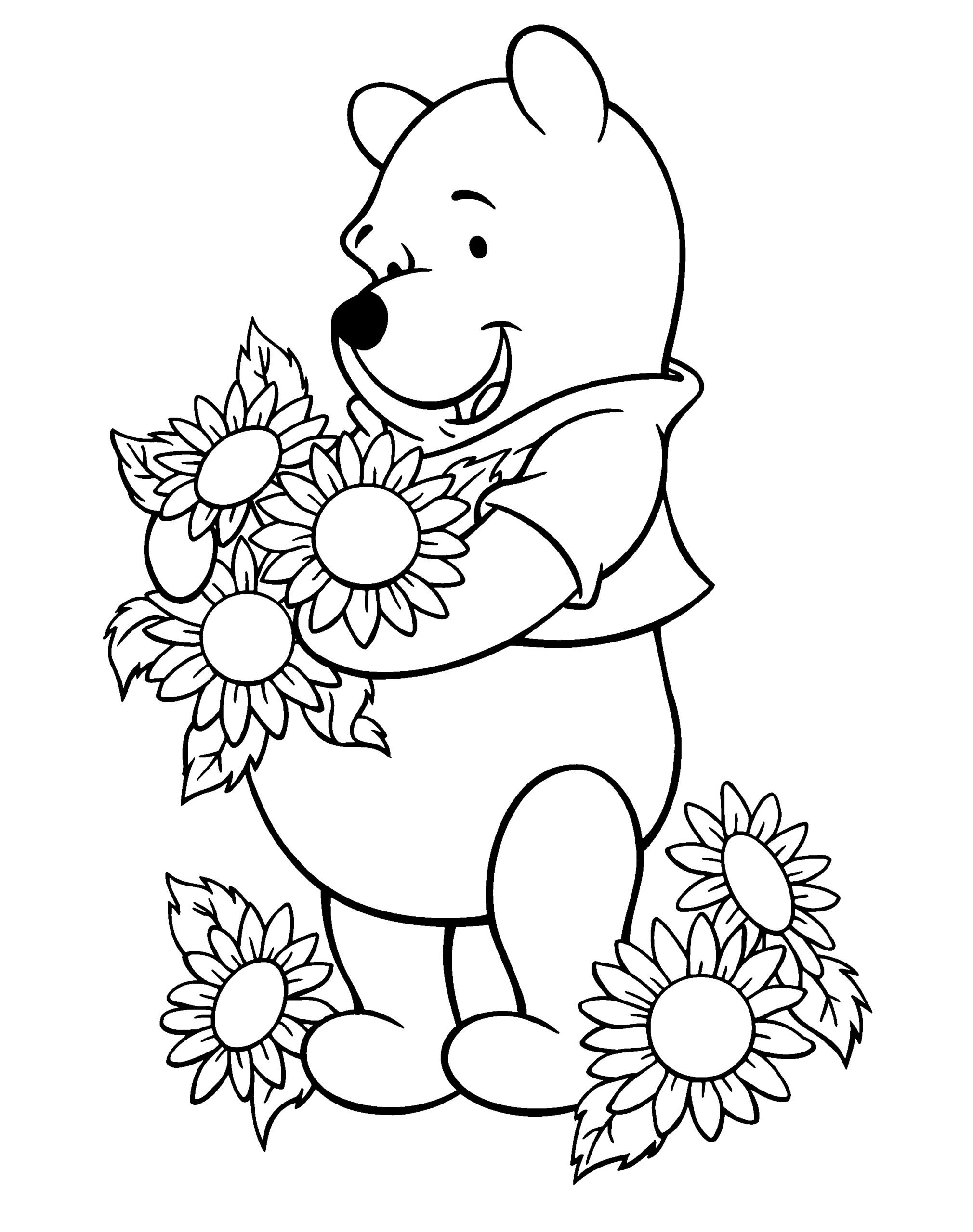 Coloring Pages Sunflowers