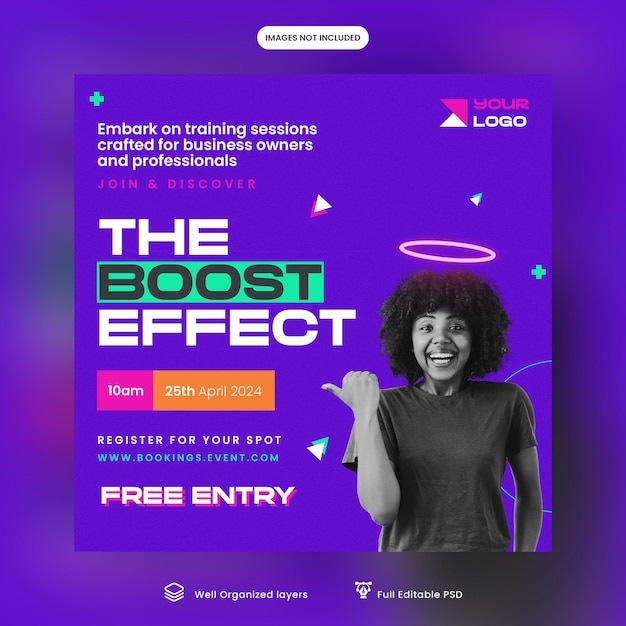 Premium PSD Business Event Invite Template