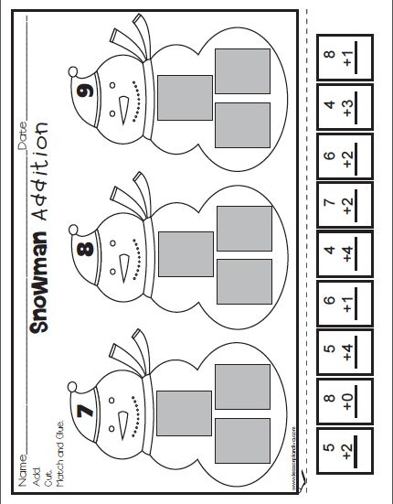 Preschool Number Worksheet