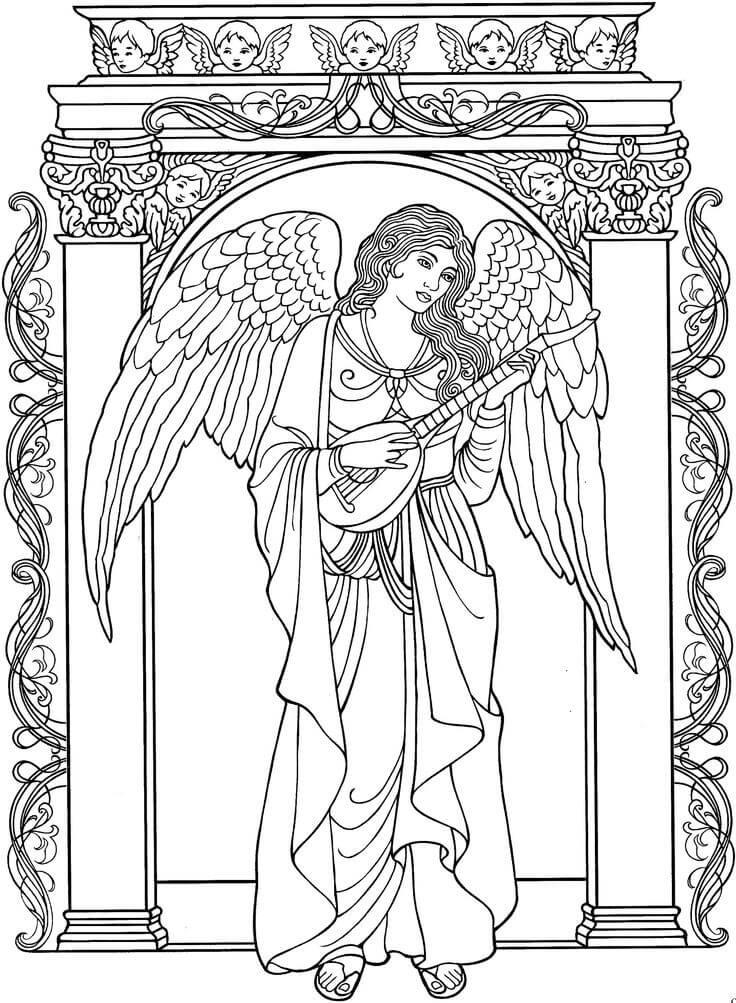 Angel Coloring Page