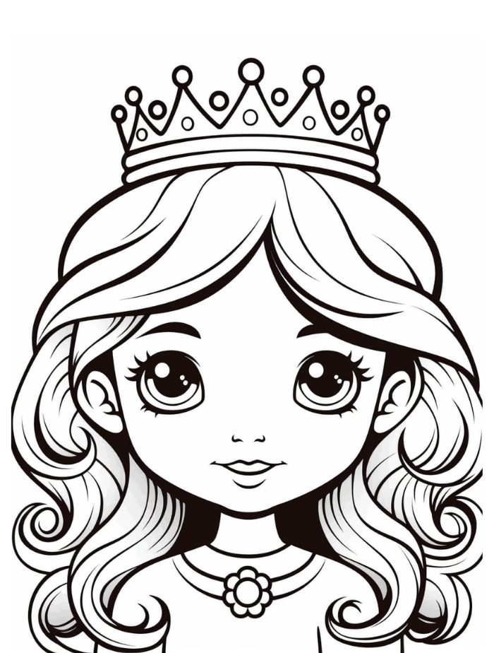 free princess coloring pages for kids