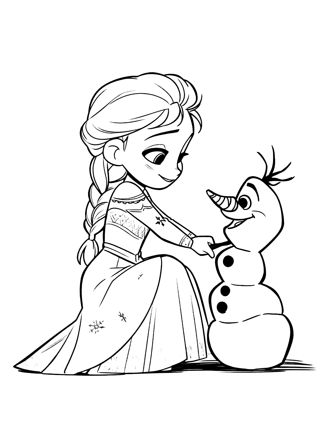 Princess Elsa Coloring Pages Coloring Online Free