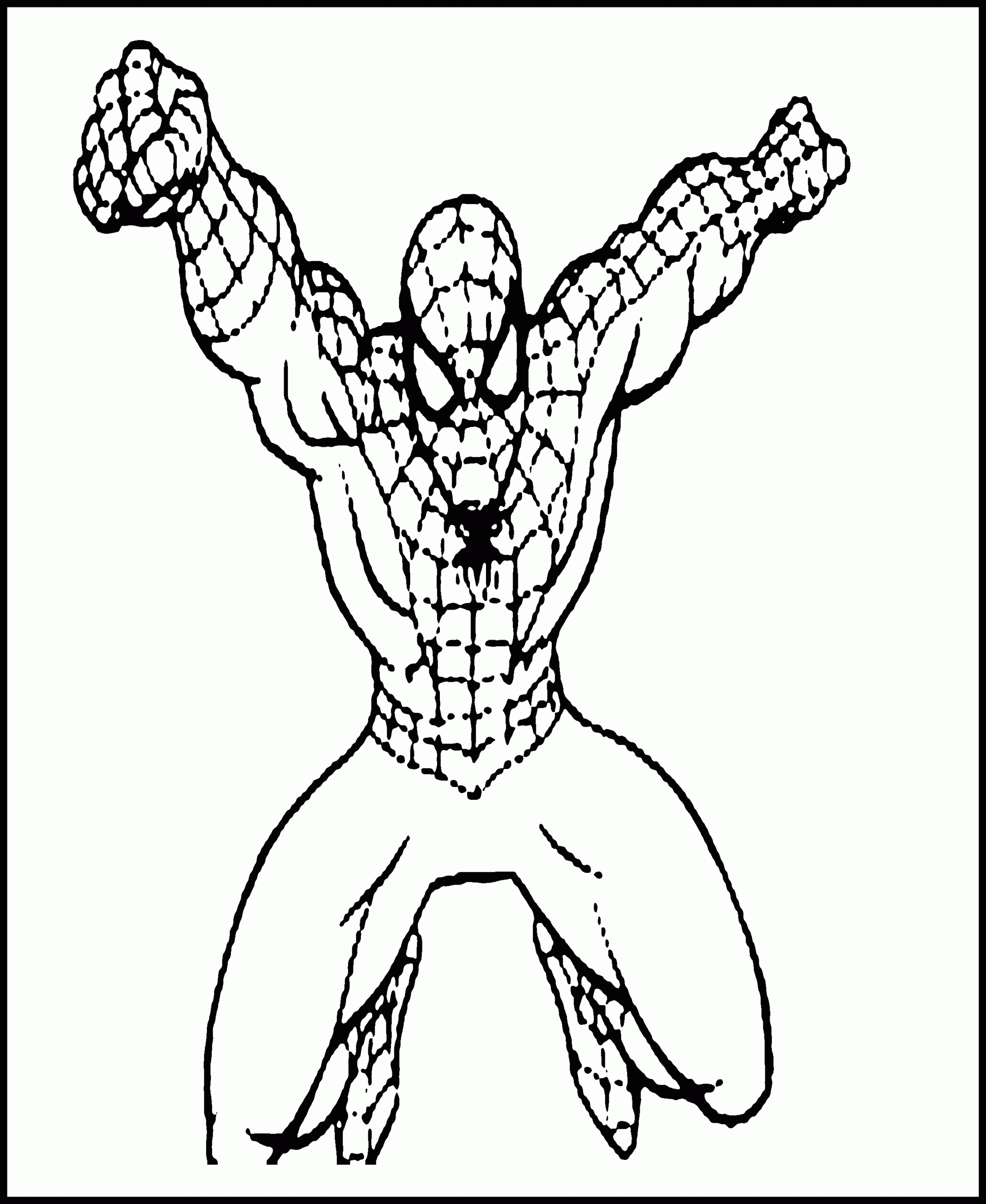 Print Free Coloring Pages Spiderman Coloring Home