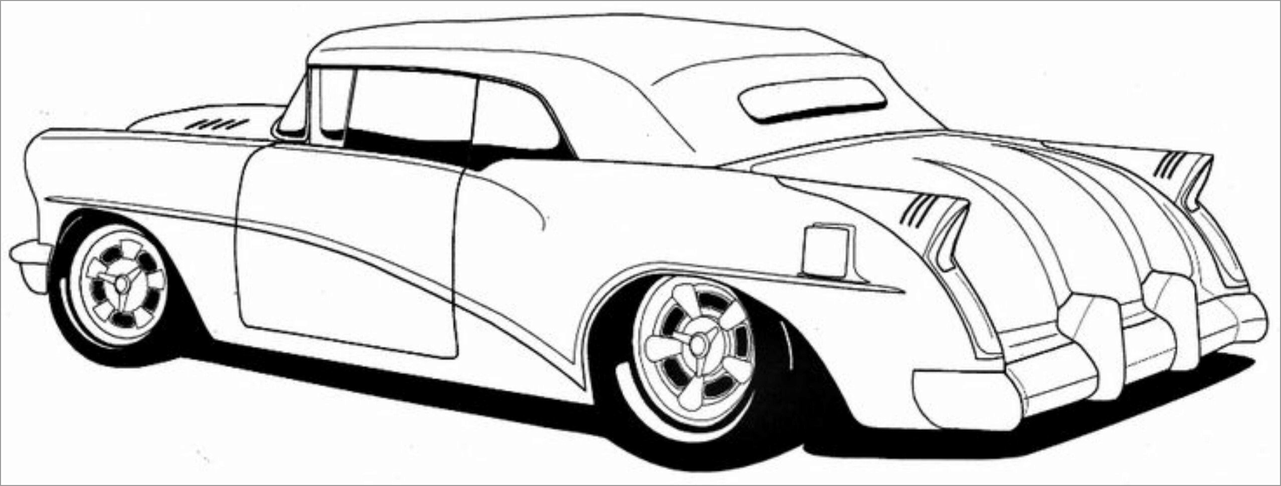 car coloring pages printable for free