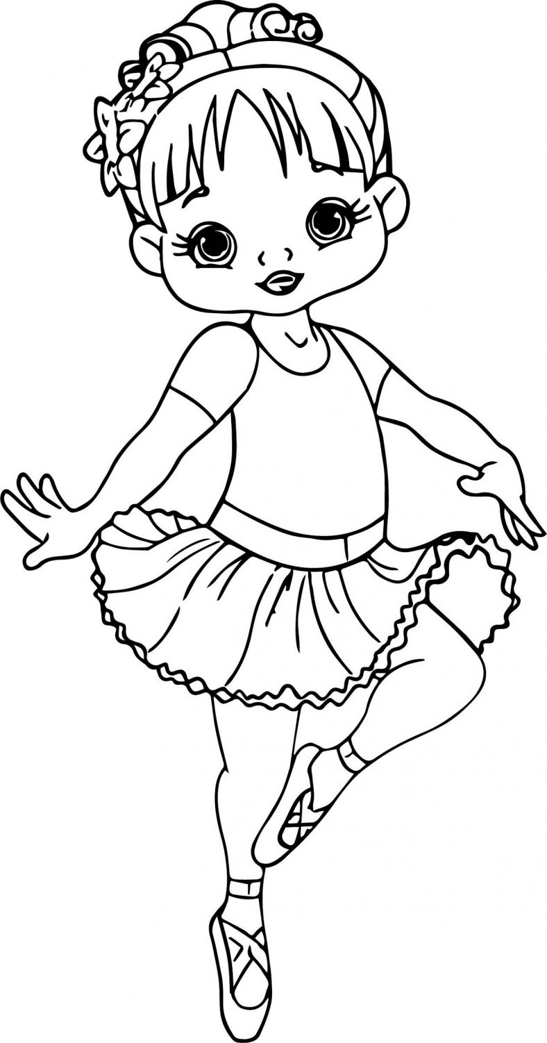 Ballerina Printable Coloring Pages