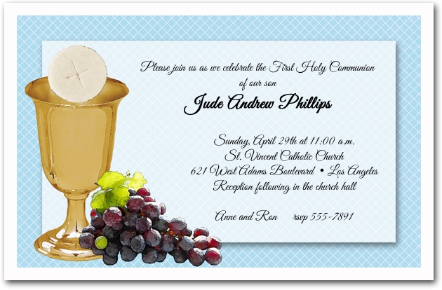 Printable Catholic First Communion Cards