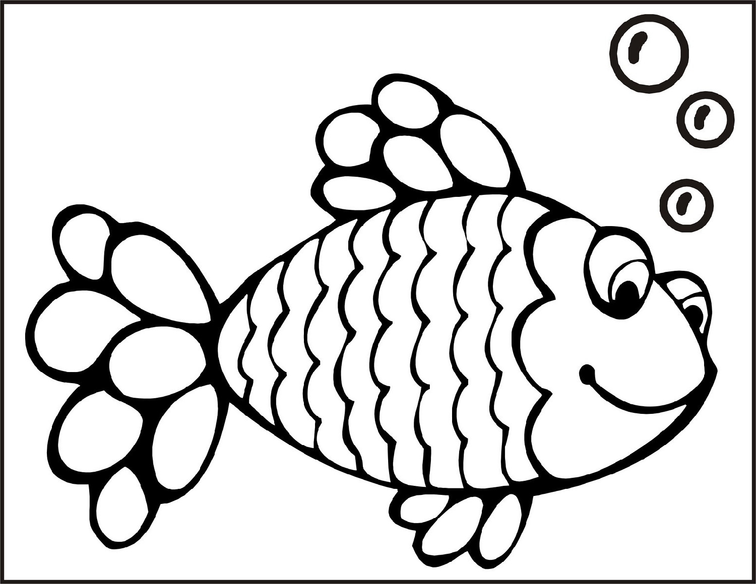 free printable fish coloring pages
