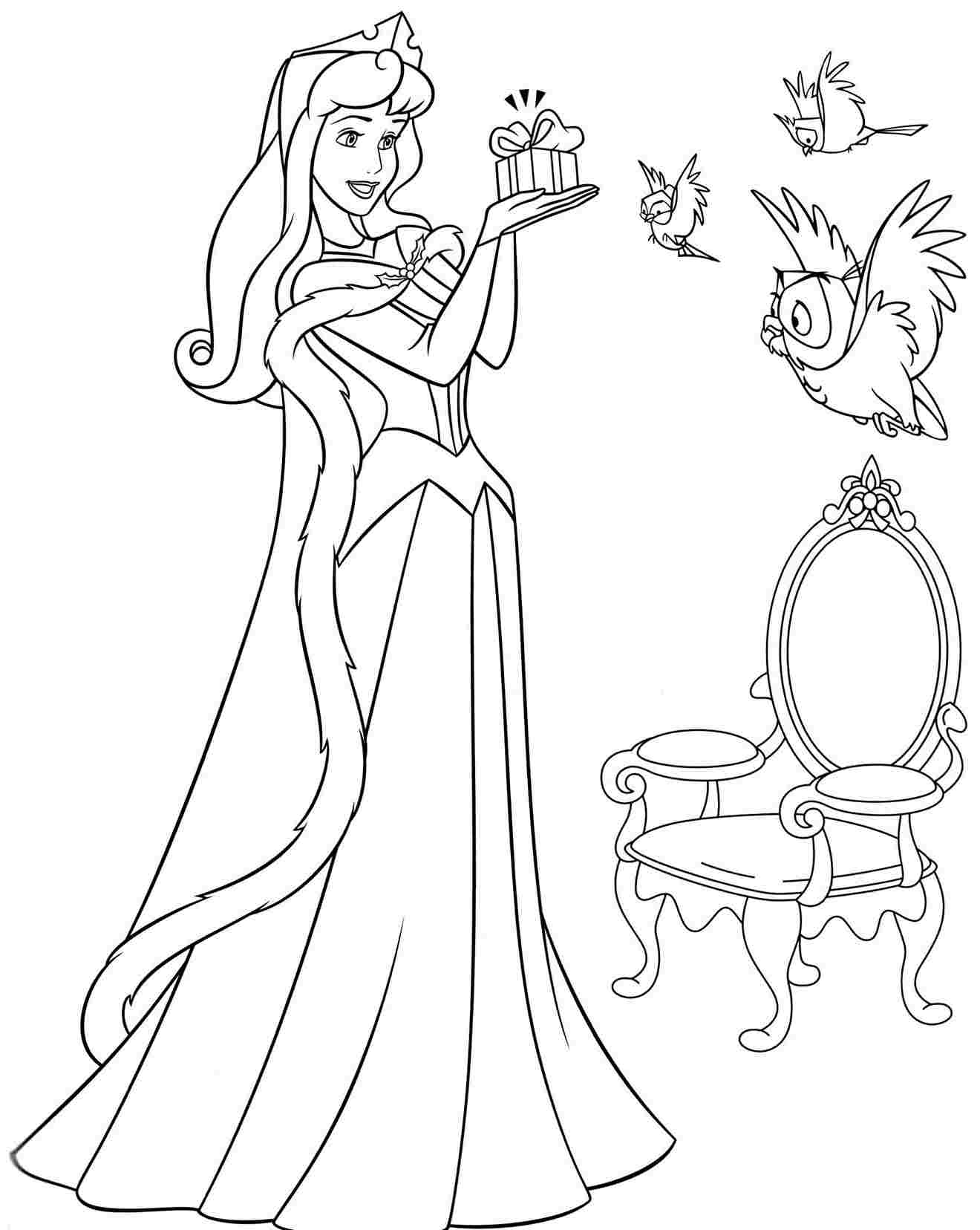 Aurora Coloring Pages