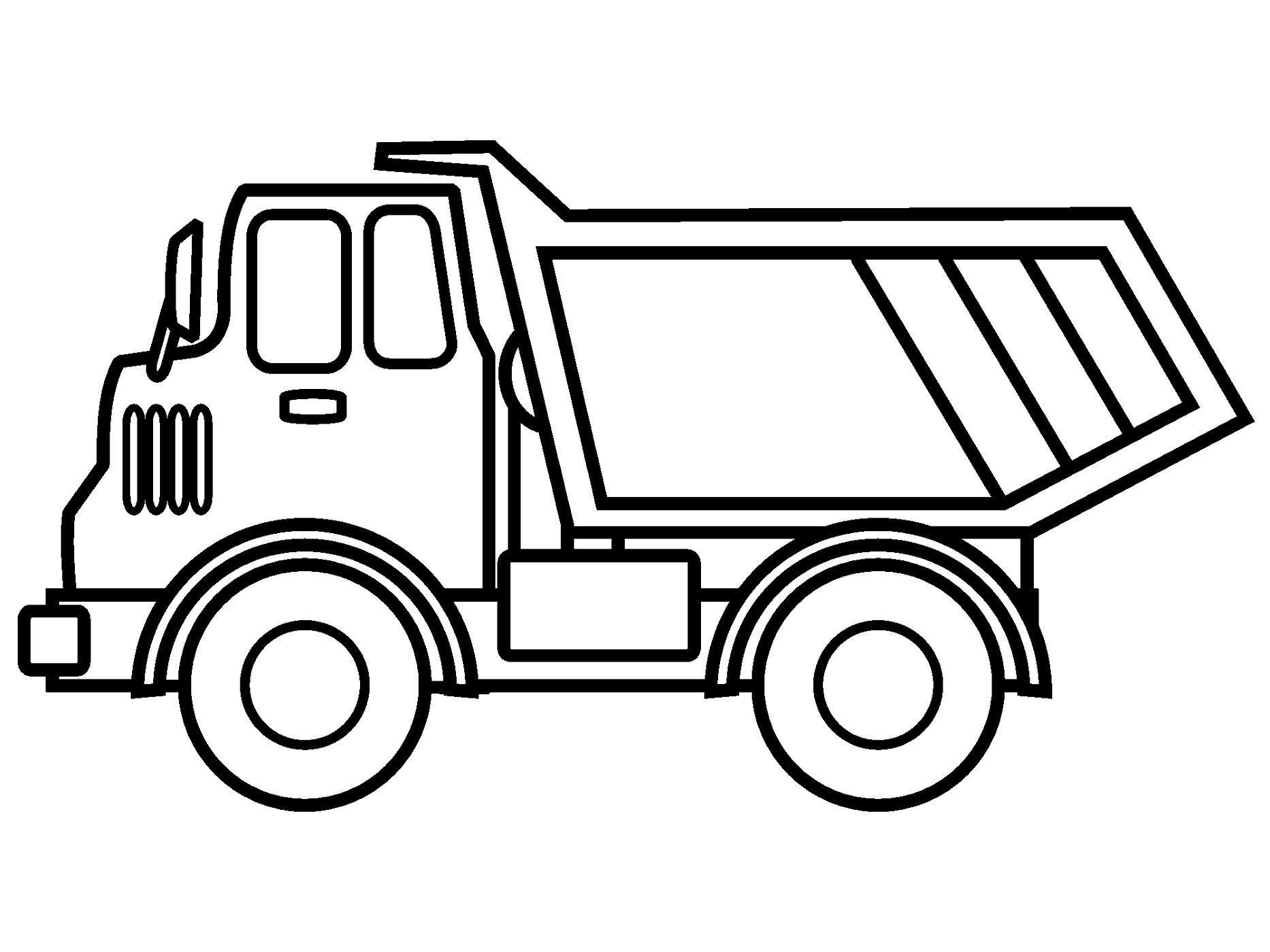 free coloring pages of trucks