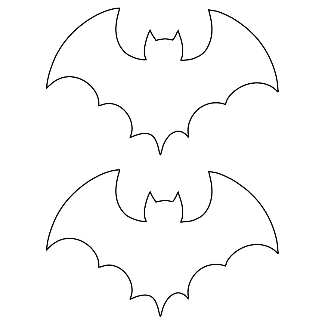 bat template printable free