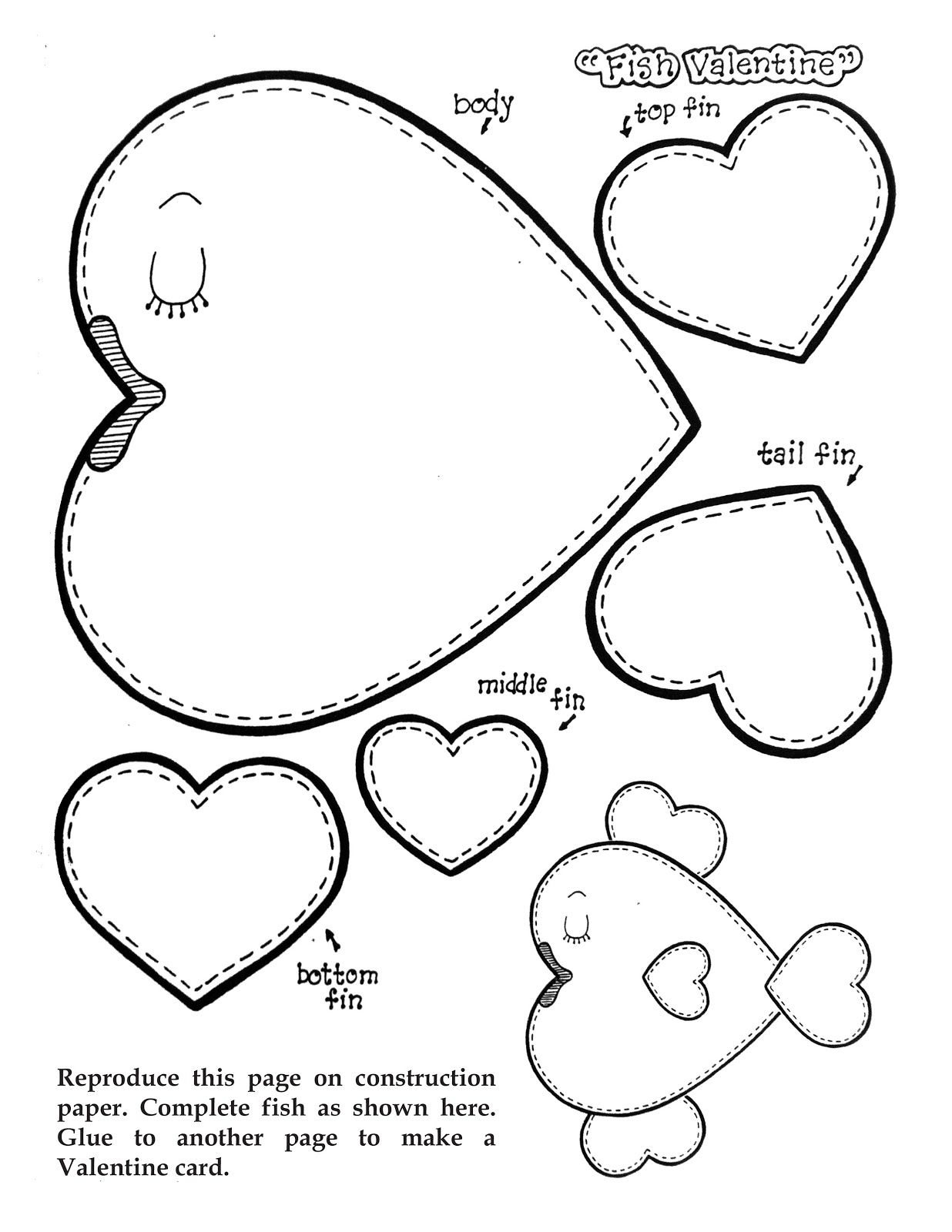 Printable Cut Out Valentine 39 s Day Crafts Printable Word Searches