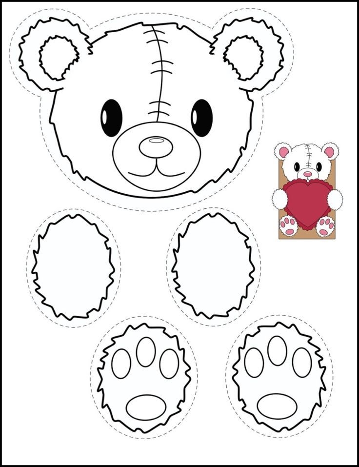 Printable Cut Out Valentine 39 s Day Crafts