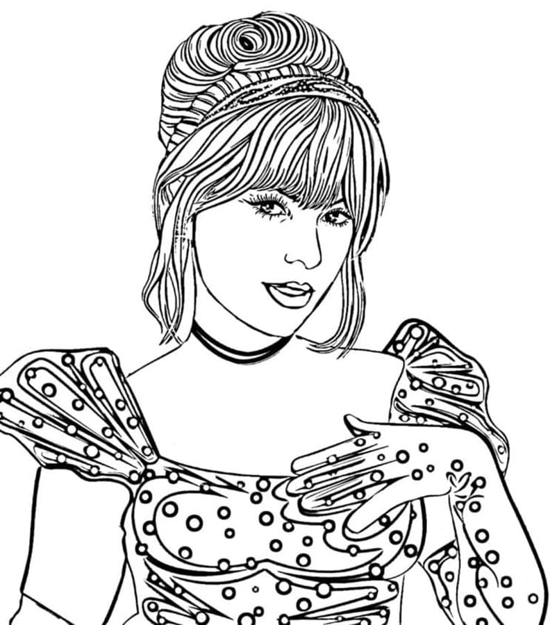free printable coloring pages of taylor swift