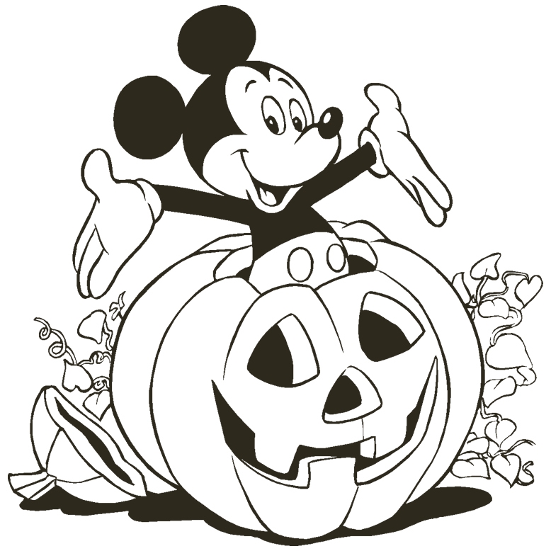 free halloween color pages printable