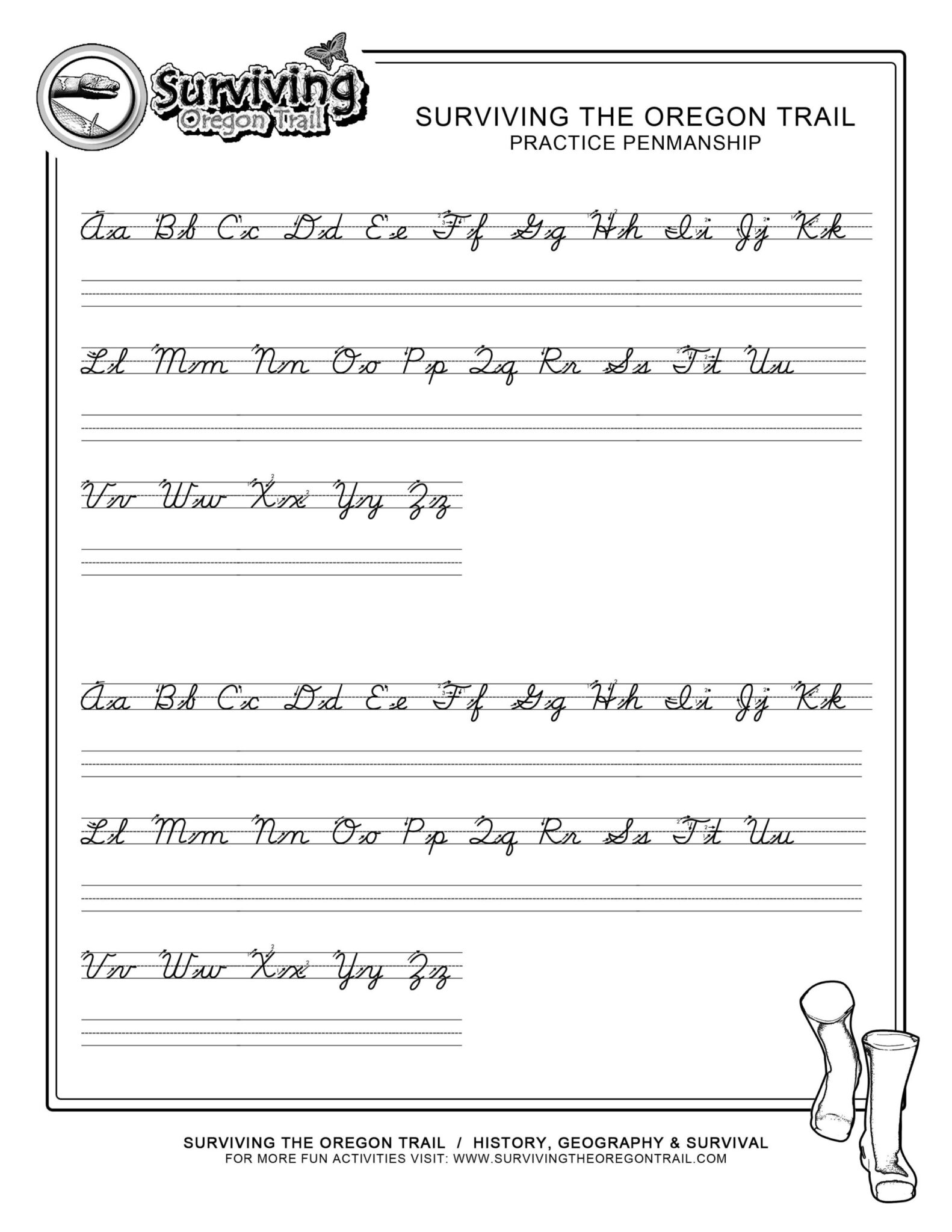 alphabet handwriting worksheets pdf
