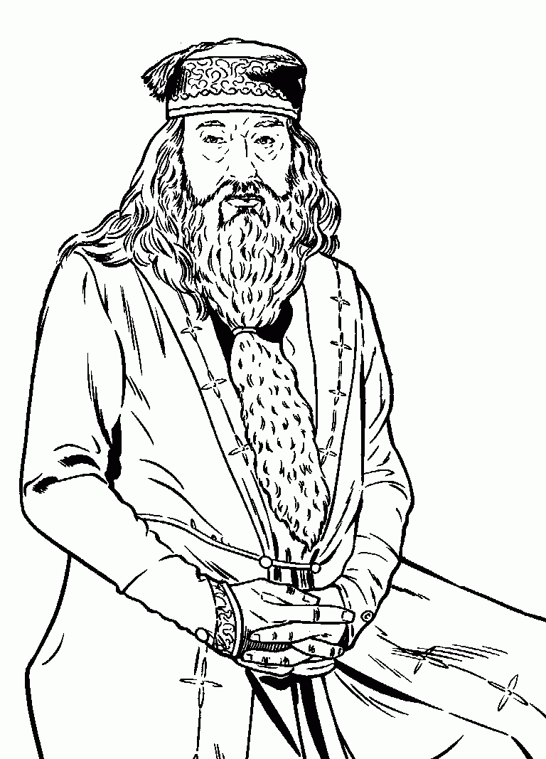 free printable harry potter coloring pages