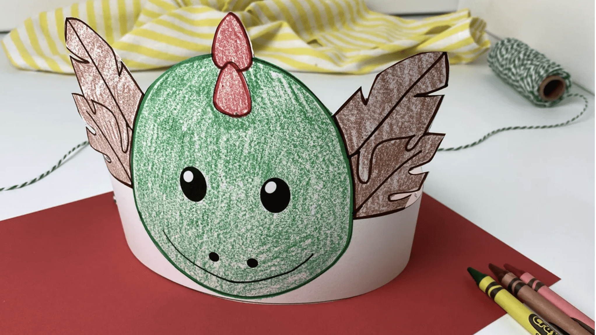 Printable Iguana Headband Find A Free Printable