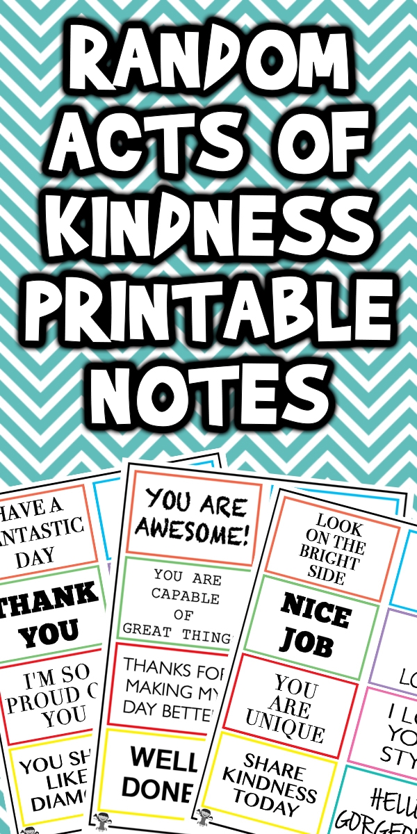 Printable Kindness Notes