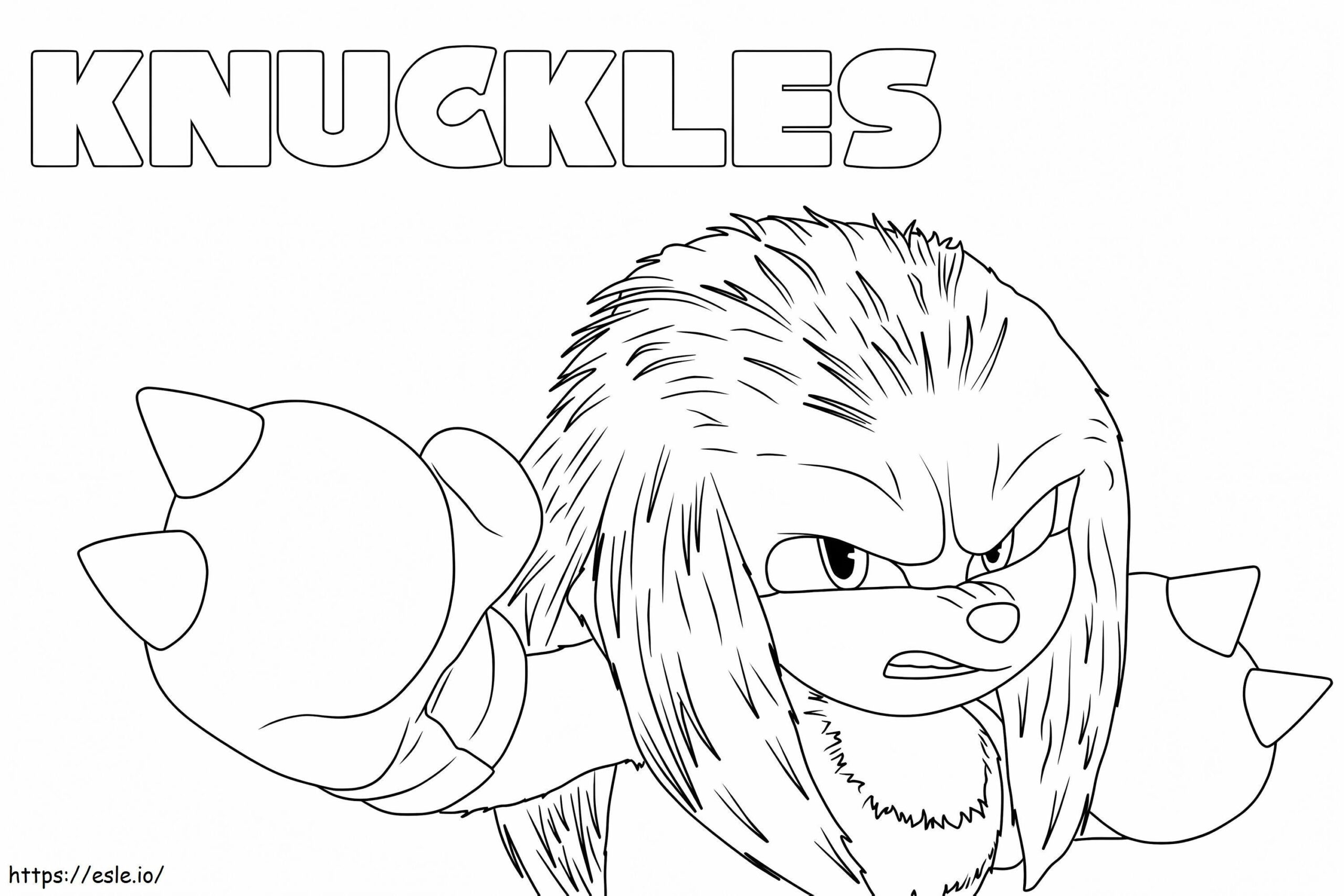 printable knuckles pictures