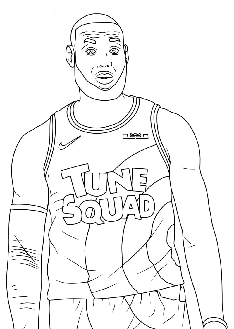 Lebron James Coloring Pages