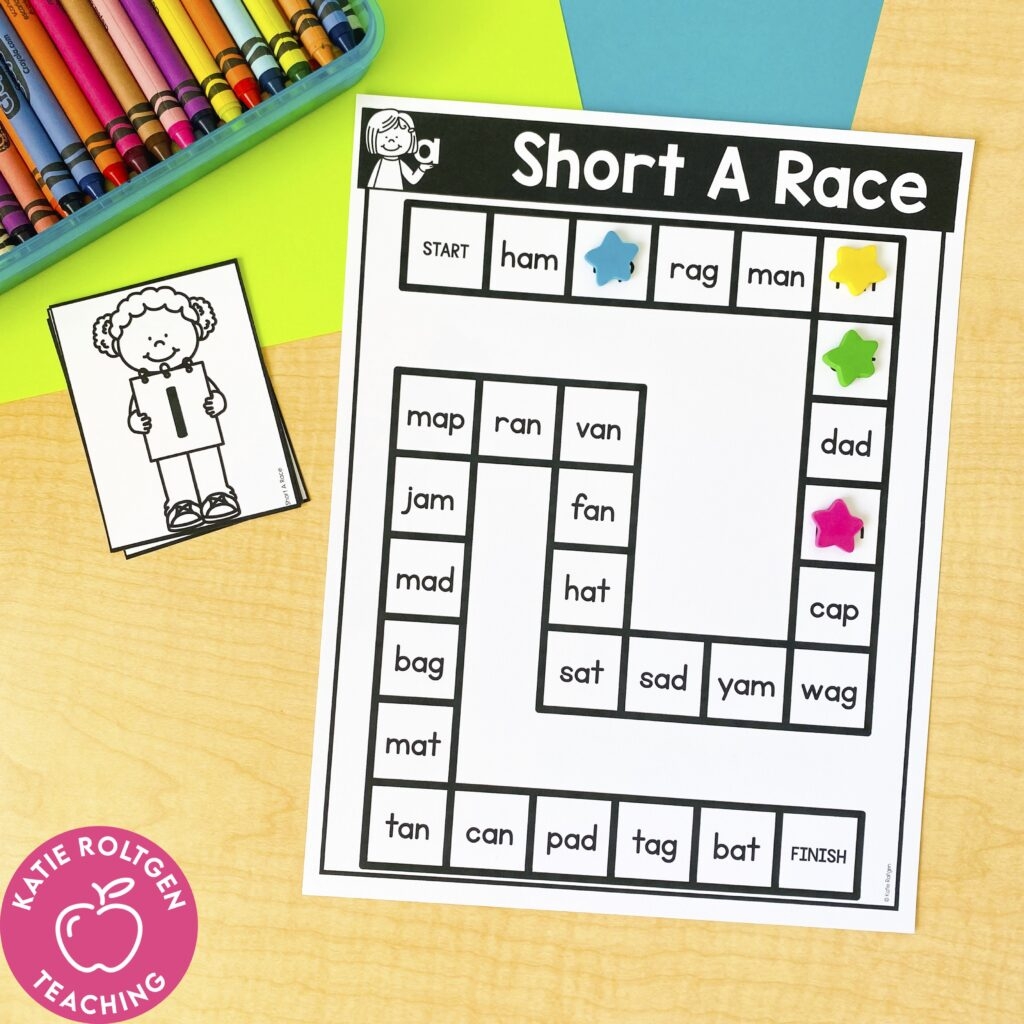 Printable Literacy Games For Kindergarten Katie Roltgen Teaching 