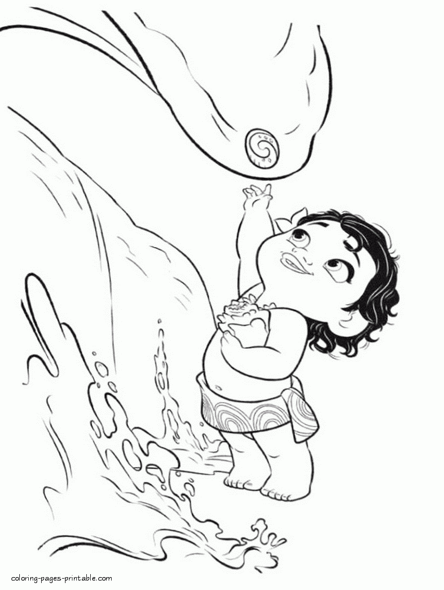 printable coloring pages moana