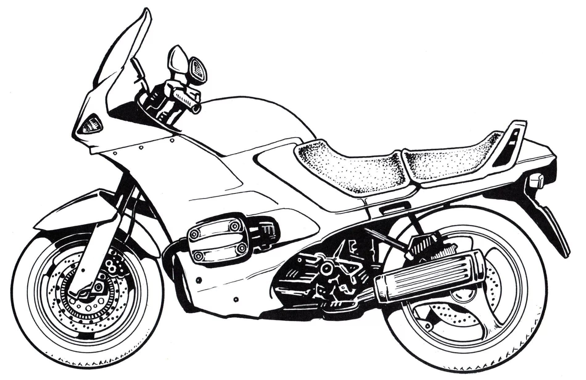 Printable Motorbike Colouring Pages Motorcycle Coloring Pages Free 