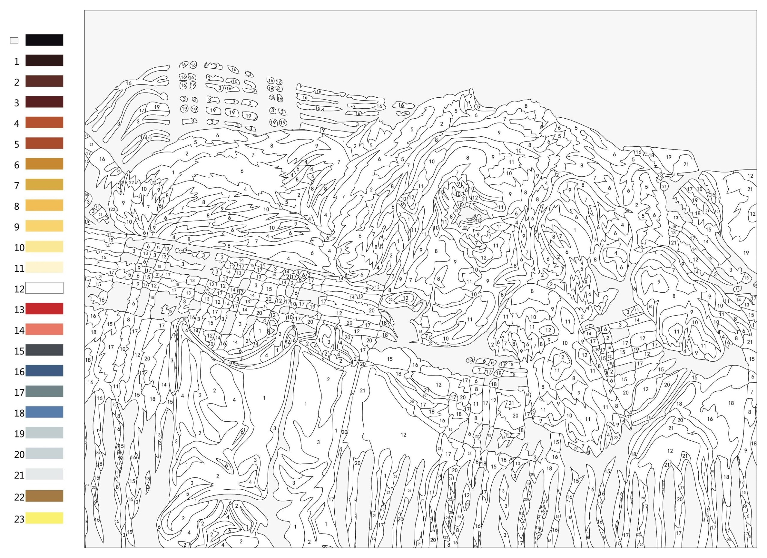 Printable Paint By Number Templates Printable JD