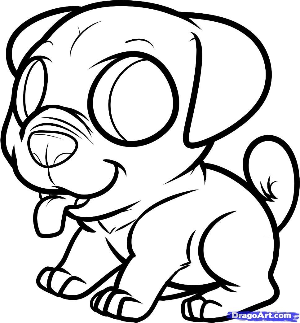 Pug Coloring Pages