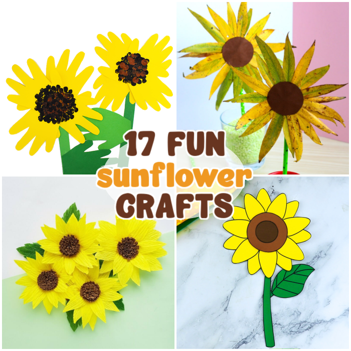 Printable Sunflower Craft Template 40 OFF