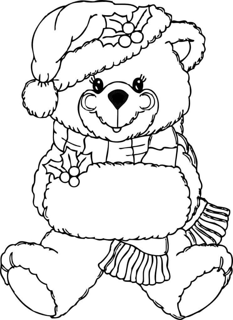 Teddy Bear Coloring Pages