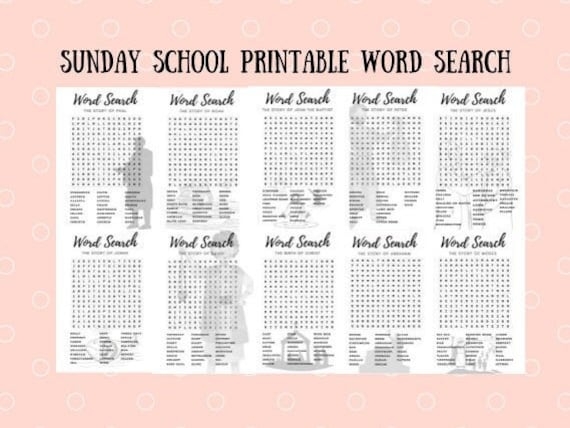 Printable Worksheets For Sunday School Worksheets Library