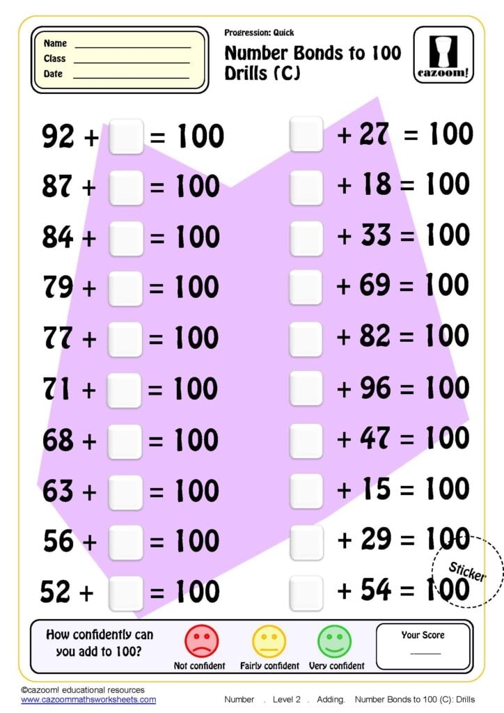printable worksheets for kids year 2